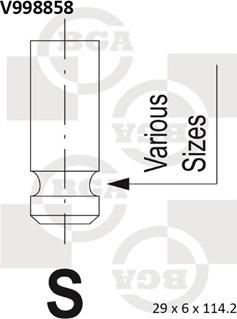 BGA V998858 - Soupape d'émission cwaw.fr