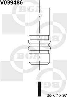 BGA V039486 - Soupape d'admission cwaw.fr