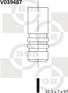 BGA V039487 - Soupape d'émission cwaw.fr