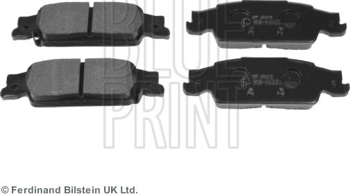 Blue Print ADA104250 - Kit de plaquettes de frein, frein à disque cwaw.fr