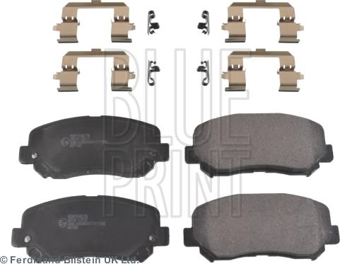 Blue Print ADA104276 - Kit de plaquettes de frein, frein à disque cwaw.fr