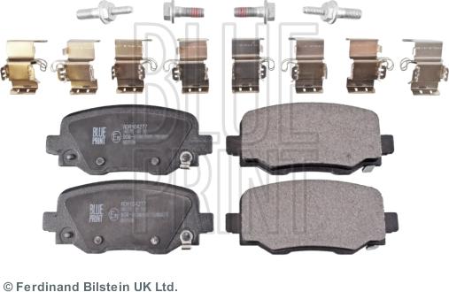 Blue Print ADA104277 - Kit de plaquettes de frein, frein à disque cwaw.fr