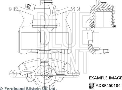 Blue Print ADBP450184 - Étrier de frein cwaw.fr