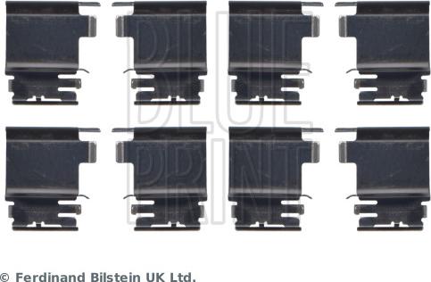 Blue Print ADBP480019 - Kit d'accessoires, plaquette de frein à disque cwaw.fr