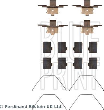 Blue Print ADBP480021 - Kit d'accessoires, plaquette de frein à disque cwaw.fr