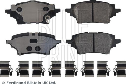 Blue Print ADBP420098 - Kit de plaquettes de frein, frein à disque cwaw.fr