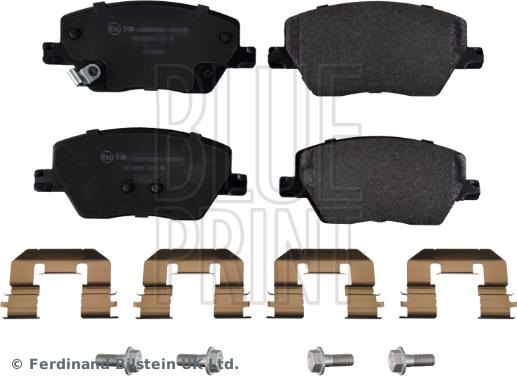 Blue Print ADBP420053 - Kit de plaquettes de frein, frein à disque cwaw.fr