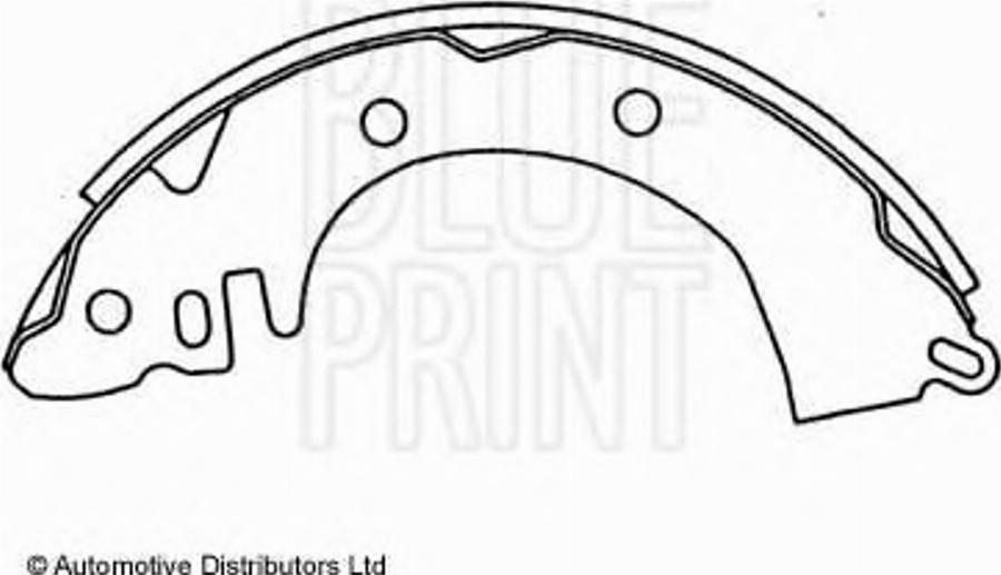 Blue Print ADC44105 - Jeu de mâchoires de frein cwaw.fr