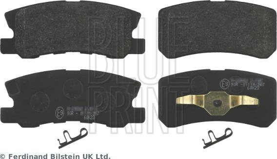 Blue Print ADC44259 - Kit de plaquettes de frein, frein à disque cwaw.fr