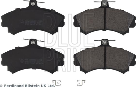 Blue Print ADC44251 - Kit de plaquettes de frein, frein à disque cwaw.fr