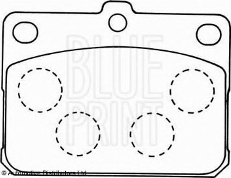 Blue Print ADC44202 - Kit de plaquettes de frein, frein à disque cwaw.fr