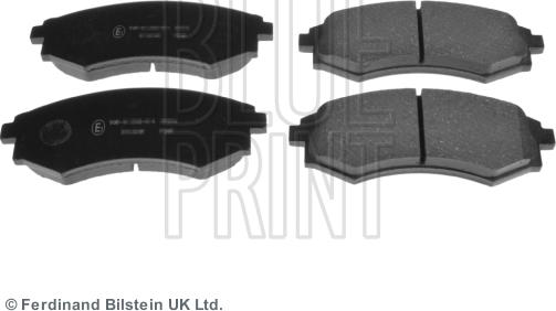 Blue Print ADG042105 - Kit de plaquettes de frein, frein à disque cwaw.fr