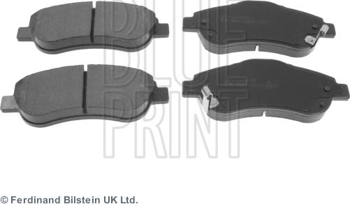 Blue Print ADH24275 - Kit de plaquettes de frein, frein à disque cwaw.fr