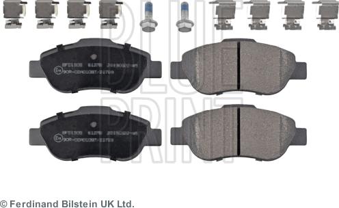 Blue Print ADL144240 - Kit de plaquettes de frein, frein à disque cwaw.fr