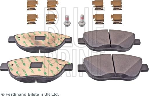 Blue Print ADL144217 - Kit de plaquettes de frein, frein à disque cwaw.fr