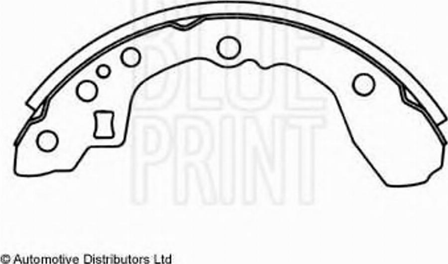 Blue Print ADM54106 - Jeu de mâchoires de frein cwaw.fr