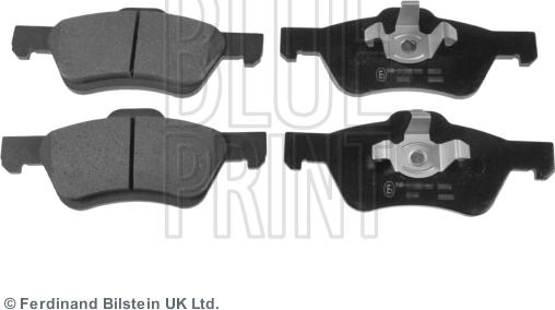 Blue Print ADM542102 - Kit de plaquettes de frein, frein à disque cwaw.fr