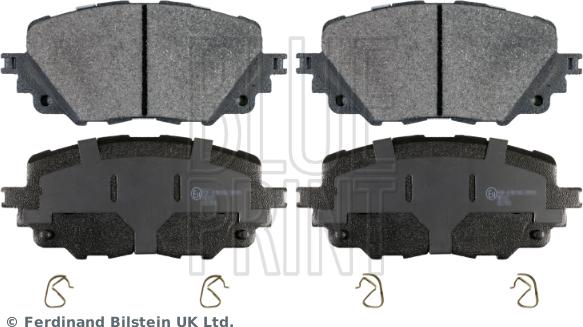 Blue Print ADM542110 - Kit de plaquettes de frein, frein à disque cwaw.fr