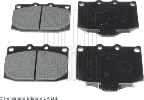 Blue Print ADM54229 - Kit de plaquettes de frein, frein à disque cwaw.fr