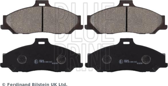 Blue Print ADM54272 - Kit de plaquettes de frein, frein à disque cwaw.fr