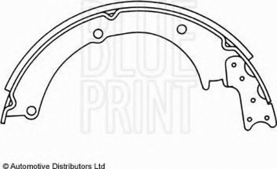 Blue Print ADN14109 - Kit de plaquettes de frein, frein à disque cwaw.fr