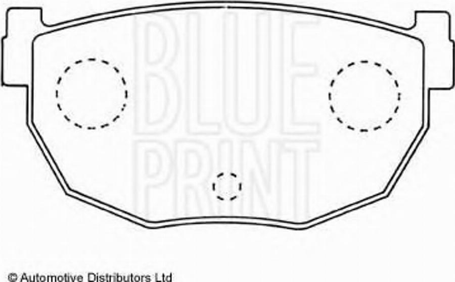 Blue Print ADN14240 - Kit de plaquettes de frein, frein à disque cwaw.fr