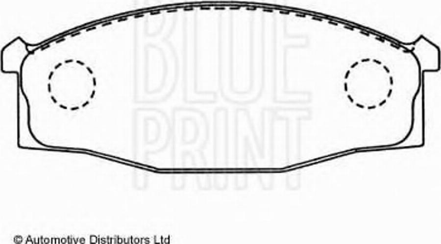 Blue Print ADN14232 - Kit de plaquettes de frein, frein à disque cwaw.fr