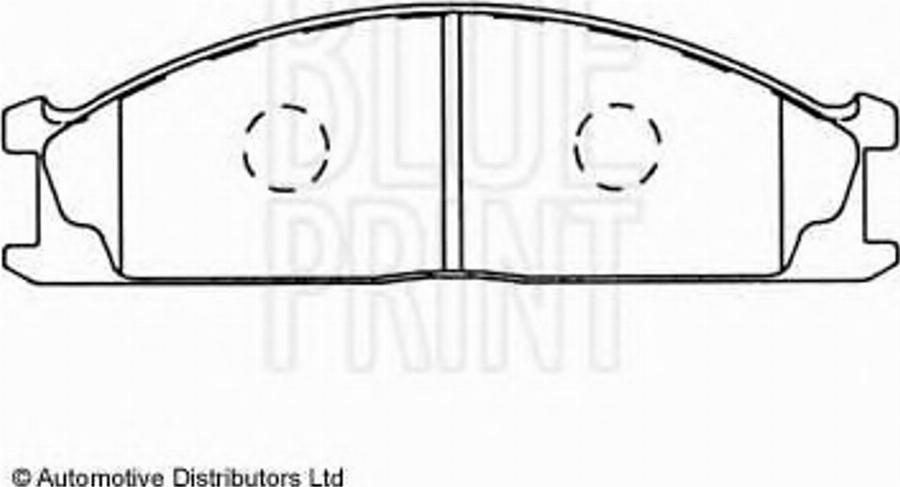 Blue Print ADN14224 - Kit de plaquettes de frein, frein à disque cwaw.fr