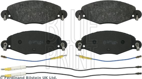 Blue Print ADP154249 - Kit de plaquettes de frein, frein à disque cwaw.fr