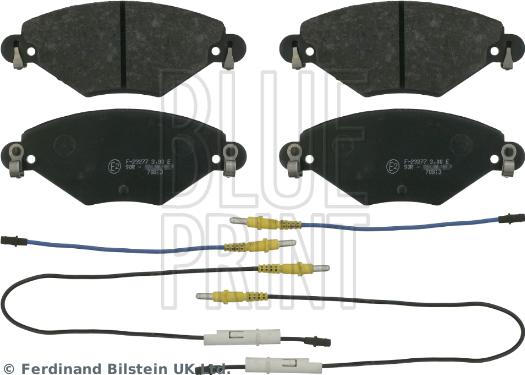 Blue Print ADP154246 - Kit de plaquettes de frein, frein à disque cwaw.fr