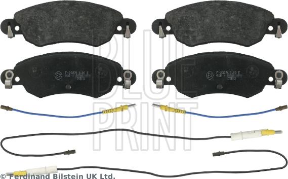 Blue Print ADP154254 - Kit de plaquettes de frein, frein à disque cwaw.fr