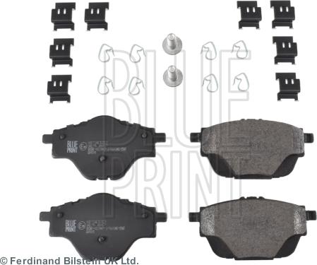 Blue Print ADP154252 - Kit de plaquettes de frein, frein à disque cwaw.fr