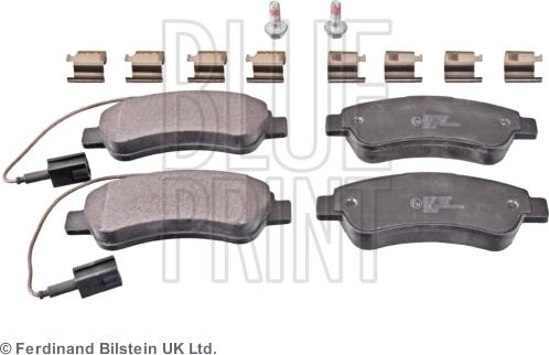 Blue Print ADP154211 - Kit de plaquettes de frein, frein à disque cwaw.fr