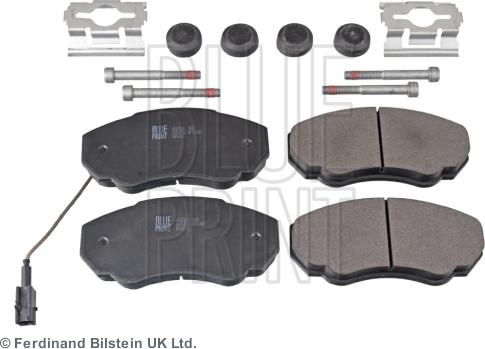 Blue Print ADP154222 - Kit de plaquettes de frein, frein à disque cwaw.fr