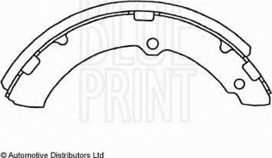 Blue Print ADT34153 - Kit de plaquettes de frein, frein à disque cwaw.fr