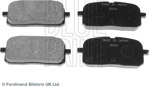 Blue Print ADT34267 - Kit de plaquettes de frein, frein à disque cwaw.fr