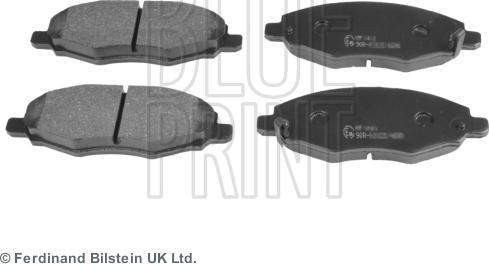 Blue Print ADT342159 - Kit de plaquettes de frein, frein à disque cwaw.fr