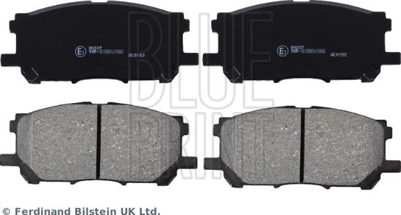 Blue Print ADT342153 - Kit de plaquettes de frein, frein à disque cwaw.fr