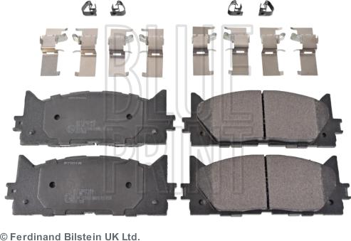 Blue Print ADT342189 - Kit de plaquettes de frein, frein à disque cwaw.fr