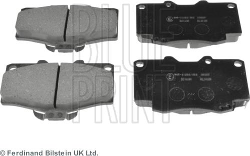 Blue Print ADT34289 - Kit de plaquettes de frein, frein à disque cwaw.fr