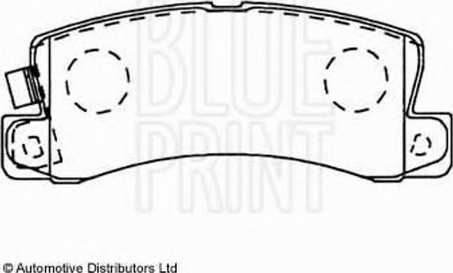 Blue Print ADT34228 - Kit de plaquettes de frein, frein à disque cwaw.fr