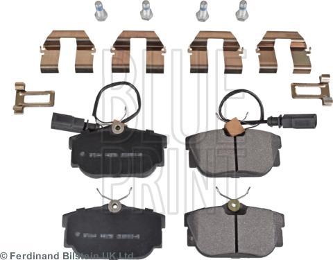 Blue Print ADV184254 - Kit de plaquettes de frein, frein à disque cwaw.fr