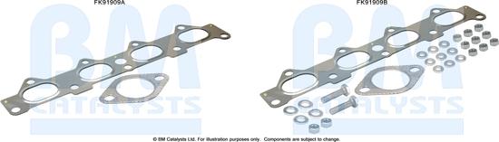 BM Catalysts FK91909 - Kit d'assemblage, catalyseur cwaw.fr