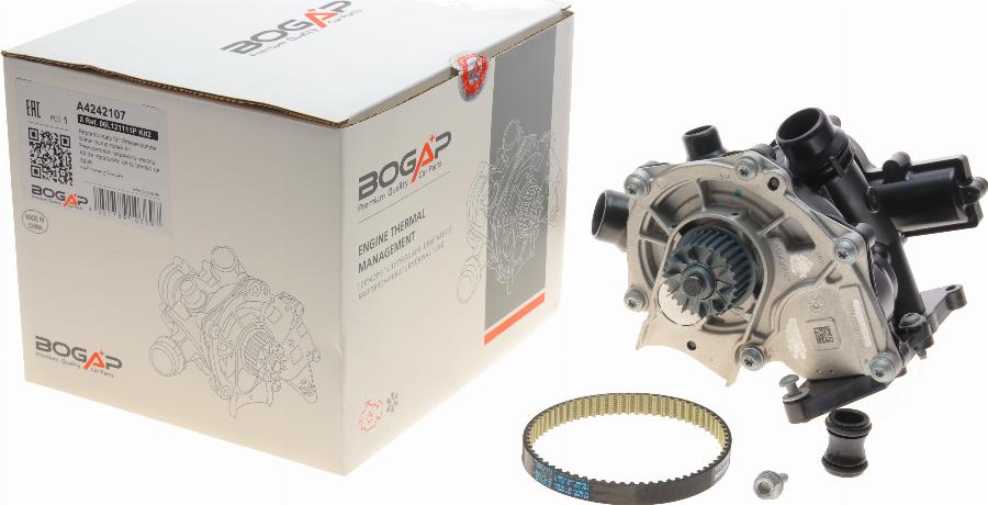 BOGAP A4242107 - Kit de réparation, pompe à eau cwaw.fr