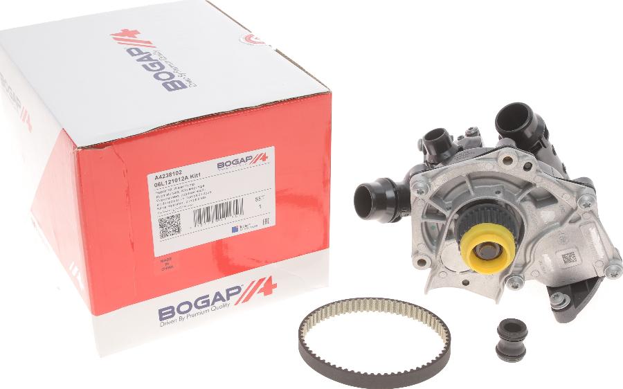 BOGAP A4238102 - Kit de réparation, pompe à eau cwaw.fr