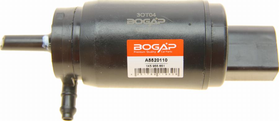 BOGAP A5520110 - Pompe d'eau de nettoyage, nettoyage des vitres cwaw.fr