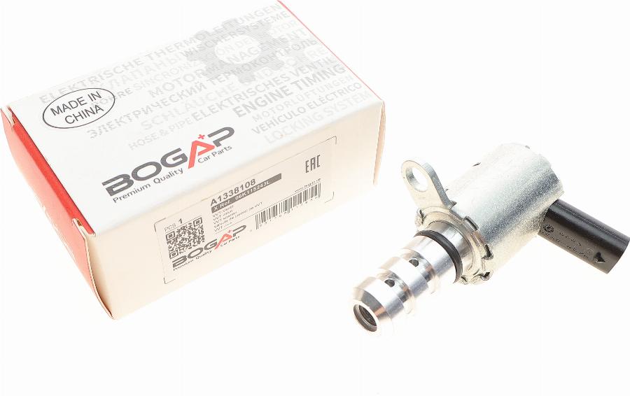 BOGAP A1338108 - Valve de commande, réglage d'arbres à came cwaw.fr