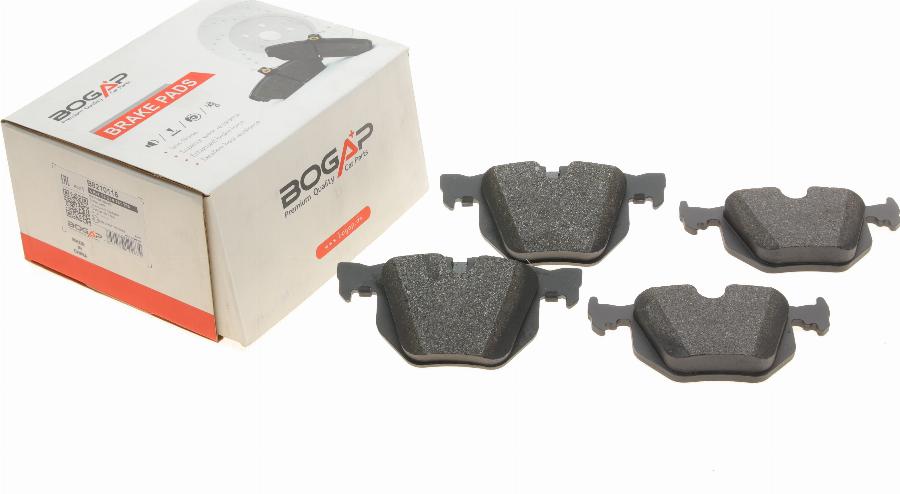 BOGAP B8210116 - Kit de plaquettes de frein, frein à disque cwaw.fr