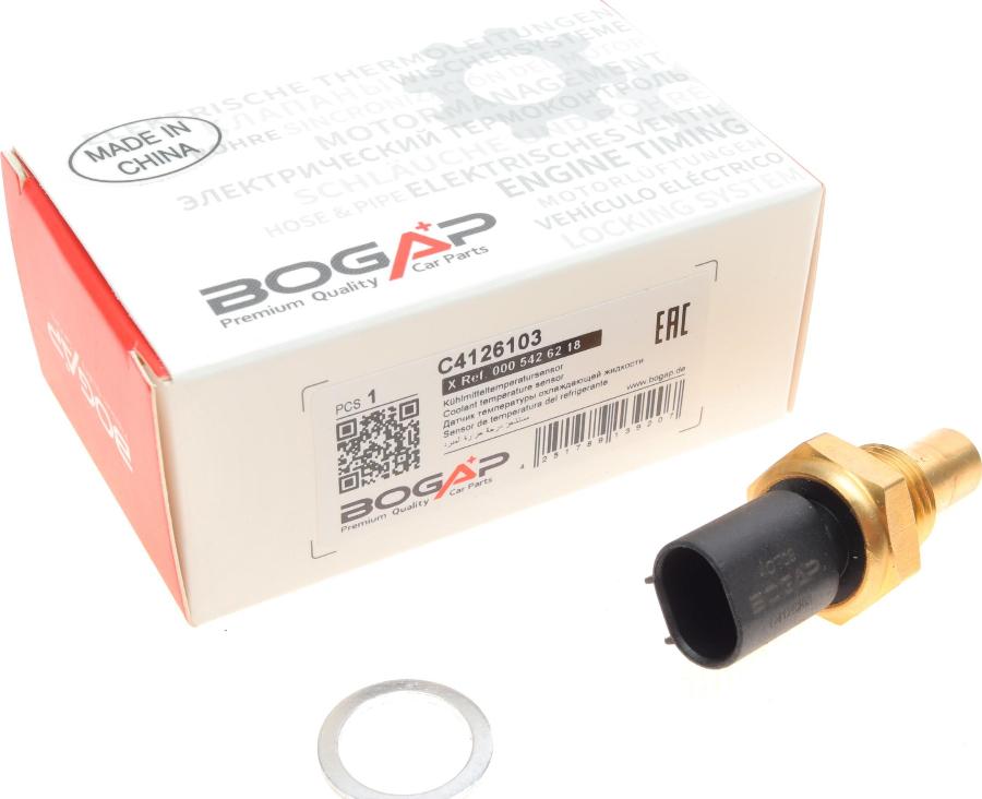 BOGAP C4126103 - Sonde de température, liquide de refroidissement cwaw.fr