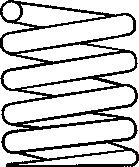 BOGE 81-141-5 - Ressort de suspension cwaw.fr